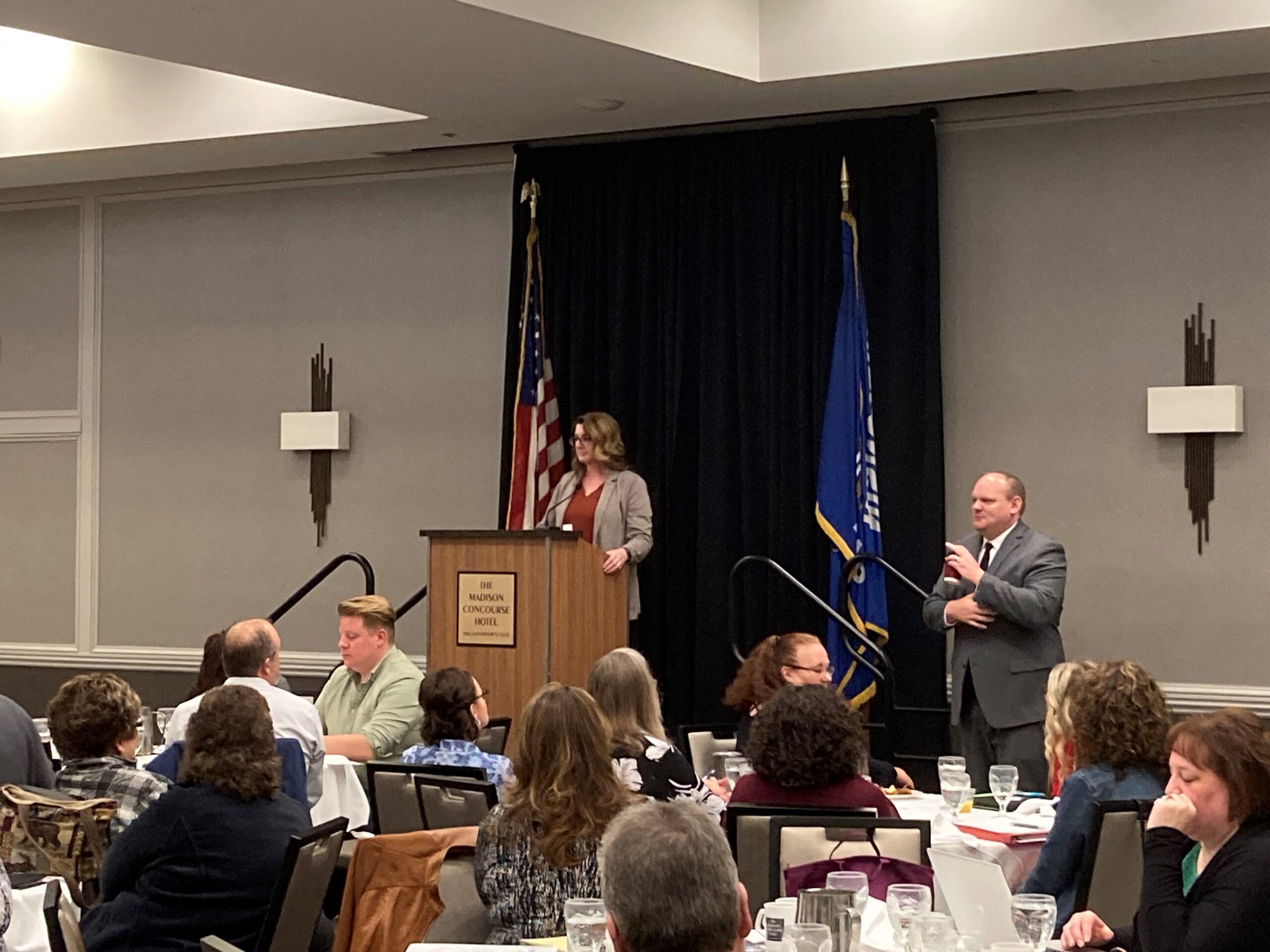 WCCO 2023 Conference Photo 1 (Kyle Christiansen & Marci present from WCA)
