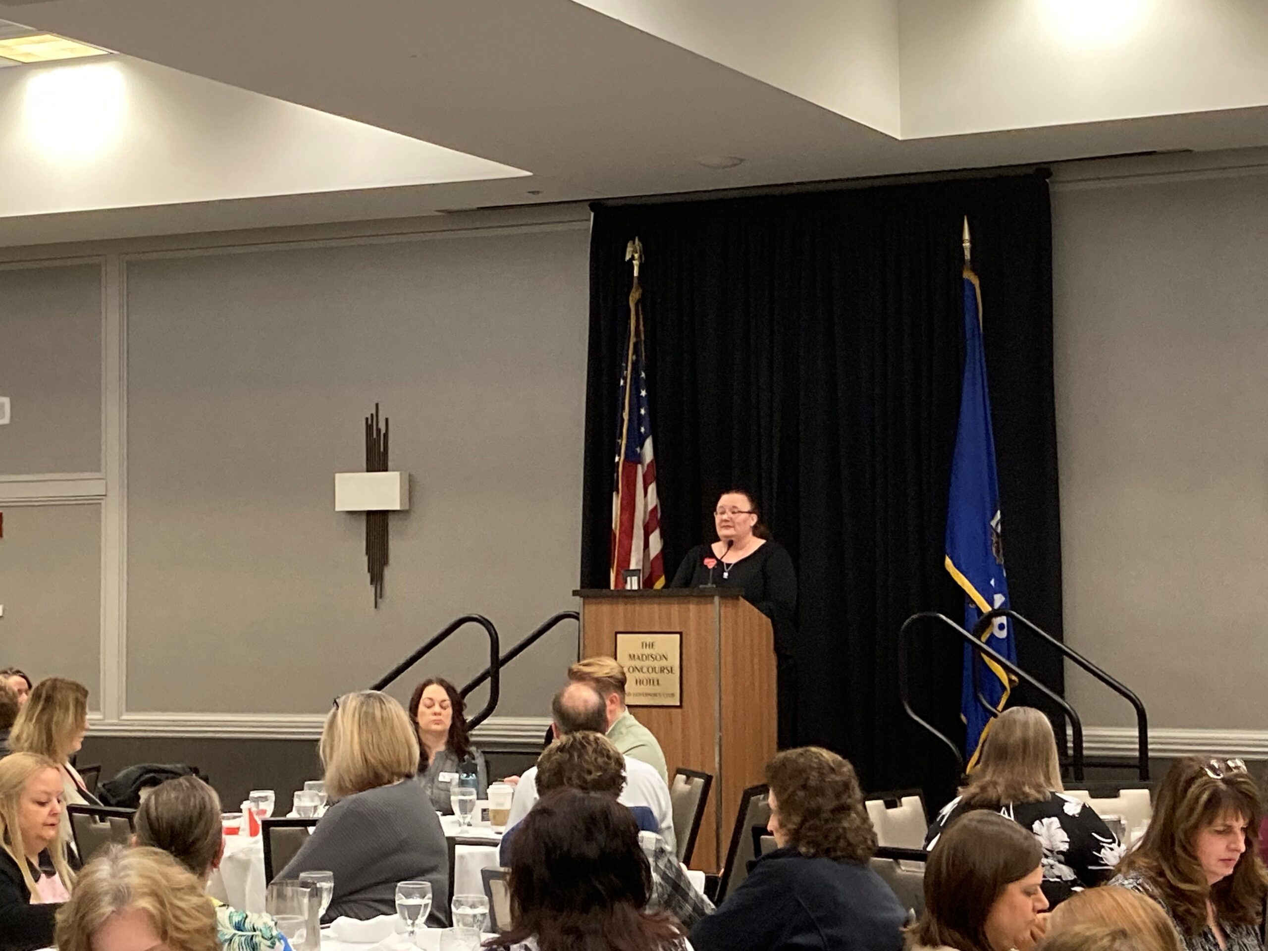 WCCO 2023 Conference Photo 2 (President Jacobsen addresses the membership at business meeting)