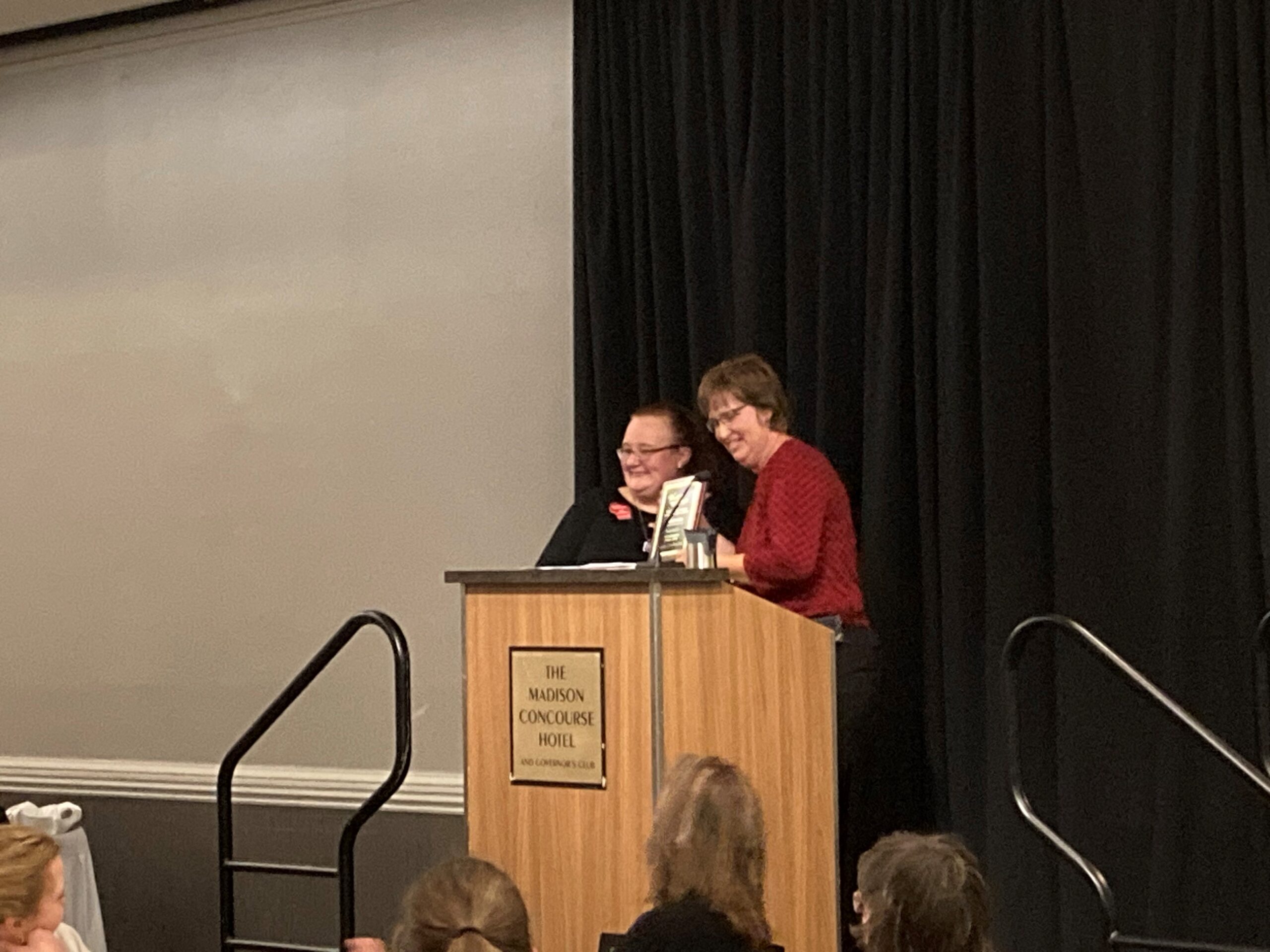 WCCO 2023 Conference Photo 3 (Sarah Gunther receives award)